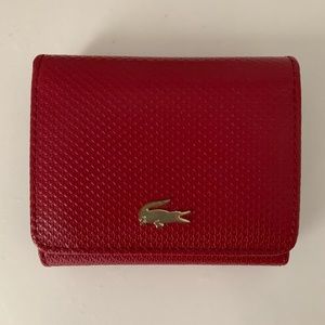 Lacoste Chantaco Piqué Leather Wallet